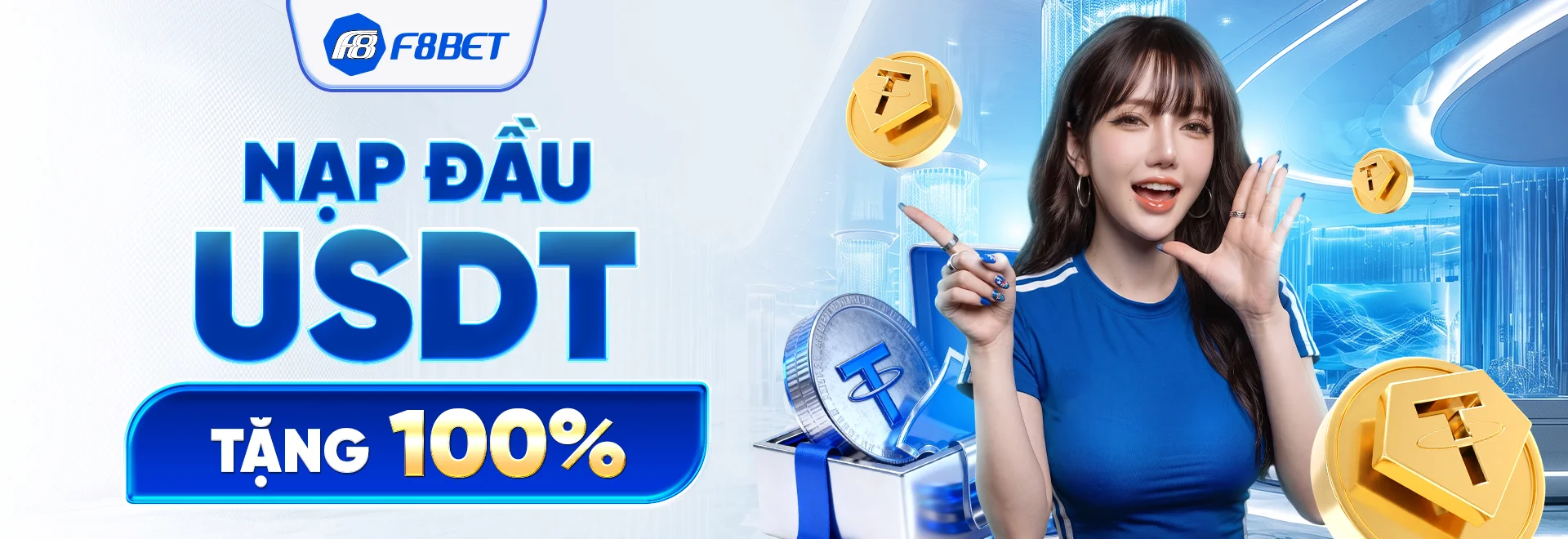 f8bet banner nạp đầu usdt tặng 100%